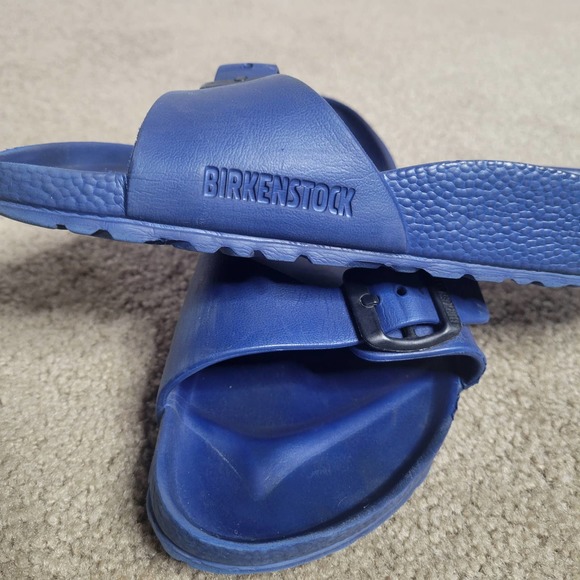 Birkenstock Shoes - Birkenstocks Madrid EVA Essentials Blue Size Mens 6 Womens 8 Slide Sandals